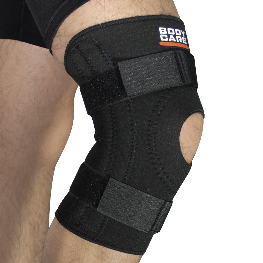 RODILLERA BALLENADA CON VELCRO® BLACK LINE